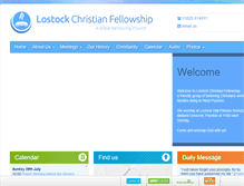 Tablet Screenshot of lostockcf.org.uk